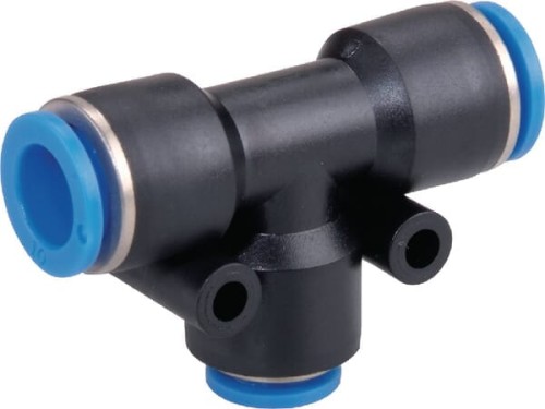 Trójnik wtykowy redukcyjny T, 4-6-4 mm Kramp TC464P - Intertraktor
