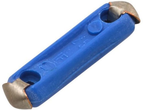 Bezpiecznik topikowy, porcelanowy 25A L= 25 mm niebieski Pack 5x Hella 8JS091603801 - Intertraktor