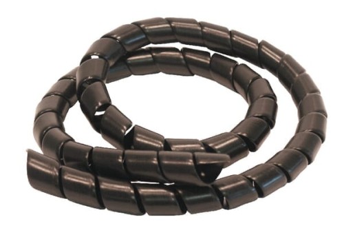Osłona spiralna z tworzywa, czarna 99-115 10 m KBV100ZP010 - Intertraktor