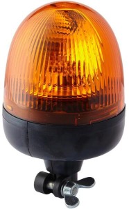 Lampa błyskowa halogenowa, obrotowa, 12V, pomarańczowa, na uchwyt, Ø 135 mm x 217 mm, Rota Compact Hella 2RL009506001