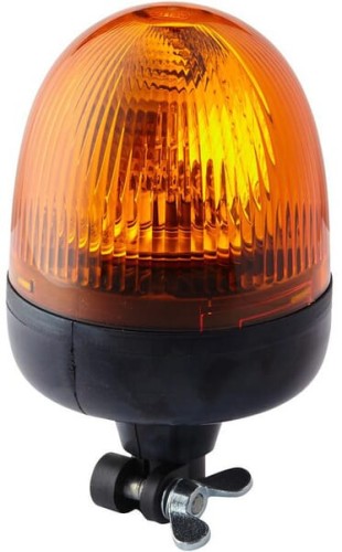 Lampa błyskowa halogenowa, obrotowa, 12V, pomarańczowa, na uchwyt, Ø 135 mm x 217 mm, Rota Compact Hella 2RL009506001 - Intertraktor