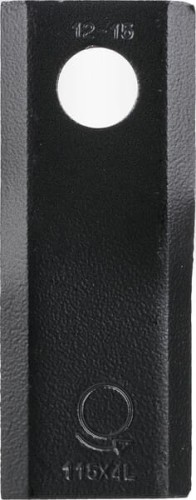 Nożyk kosiarki rotacyjnej lewy 115x45x4 mm otwór Ø 18.25 mm okrągły pasuje do Kuhn/John Deere/New Holland 25 szt. 55906000KR - Intertraktor