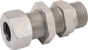 Złącze grodziowe proste M16x1.5 10L R1/2" GESV10LR12