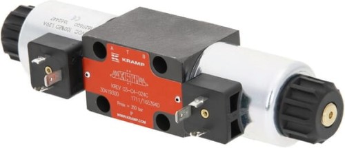 Elektrozawór Cetop 03 - NG6 4/3 C4 24V 350 bar Kramp KREV03C4024C - Intertraktor