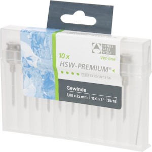 Igła HSW Premium z gwintem, 1.8x25mm, 10 szt. VV3617