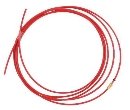 Akcesoria do palnika MIG/MAG TBi, teflonowy rdzeń liny czerwony 3,5 m 1,0 - 1,2 mm WP204035T - Intertraktor
