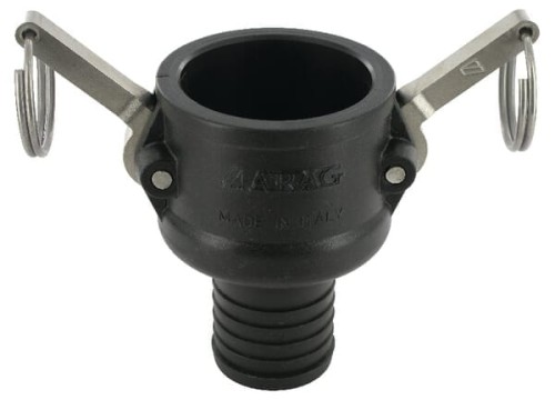 Gniazdo Camlock typ C PP Arag, na wąż 1 1/2" 38 mm 18106C - Intertraktor