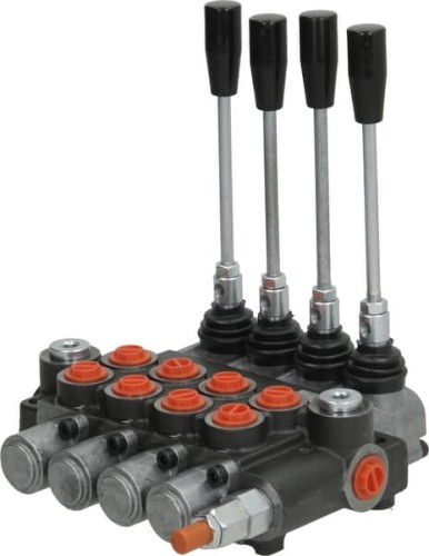 Rozdzielacz hydrauliczny MBV5, 4 sekcyjny A1A1A1A1(G3/8)KZ1 gopart MBV54001GP - Intertraktor