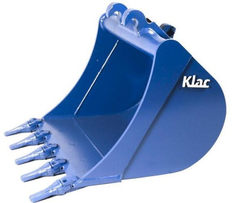Łyżka koparki podsiębiernej C/C4 250mm system Klac z zębami Esco V13 TSC4025AD6B - Intertraktor
