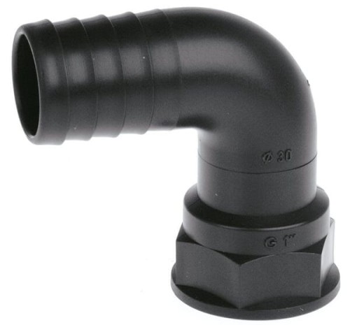 Przyłącze węża 90° 30 mm x 3/4" gwint wew. 8010204 - Intertraktor