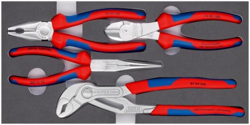 KNIPEX 00 20 01 V17 Zestaw szczypiec we wkładce piankowej 333 mm TA002001V17 - Intertraktor