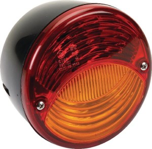 Lampa tylna zespolona, okrągła czerwona/pomarańczowa przykręcana Ø 115 mm Cobo 0211930000