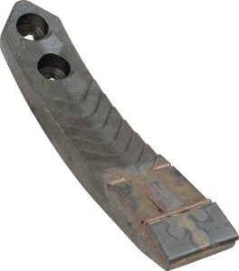 Redliczka 300x50 mm wzmocniona wygięta, 2-otw. pasująca do Kuhn Kramp H2225650CN
