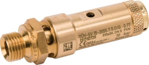 Zawór bezpieczeństwa 1/4"CE 10 bar SV2122G04M10B - Intertraktor