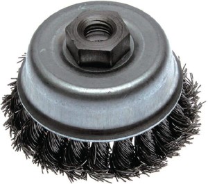 Szczotka stalowa doczołowa splatana M14, 75 mm 9339280753