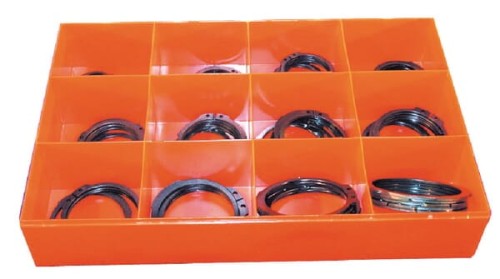 Asortyment pierścieni zewnętrznych 40 - 75 mm Kramp, 100 ele. SE4714 - Intertraktor