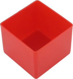 Pojemnik asortymentowy Hünersdorff, wkładka czerwona 54 x 54 x 45 mm WE6221
