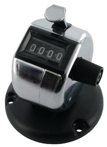 Ręczny licznik ilości szt., metalowy HT13180