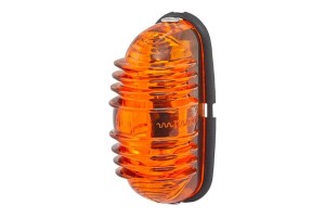 Lampa kierunkowskazu, 18W owalna 12V pomarańczowa przykręcana 83x41 mm Hella 2BA001227211