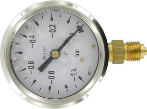 Manuwakuometr ø63 mm, -1/0 bar przyłącze dolne 1/4" MA6301VAC