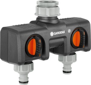 Rozdzielacz podwójny Gardena 1/2", 3/4" i 1" GA8193