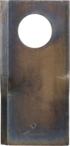 Nożyk kosiarki rotacyjnej prawy 101x48x4 mm otwór Ø 23 mm okrągły pasuje do Mörtl 25 szt. T684RKR