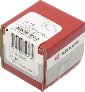 Opaska z dwoma uszami ze stali szlachetnej 15-18 mm OOR1518RVS