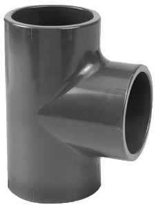 Trójnik T PCW-U 40x40x40 mm 7040122