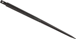Ząb ładowacza, prosty, profil podwójne T 30x820 mm końcówka szpiczasta z otworem Ø 10 na kołek sprężysty czarny FT486442