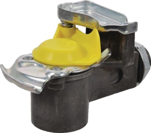 Złącze pneumatyczne ze zintegrowanym filtrem M16x1.5 żółte - gwint zewnętrzny 9522010010 - Intertraktor