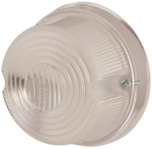 Klosz lampy, przezroczysty, okrągły lewy/prawy Hella 9EL109208011 - Intertraktor