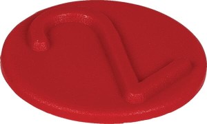 Klips znakujący pokrywy szybkozłącza, czerwony (2) SKV9FCL2RED