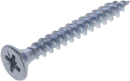 Wkręt do drewna 6x60 mm PZ3 z łbem stożkowym, stal Kramp SPS660P100 - Intertraktor