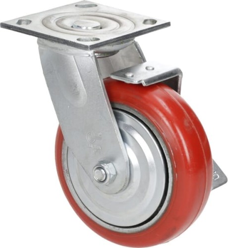 Koło wózka-podnośnika do kół Compac, z hamulcem C003496 - Intertraktor