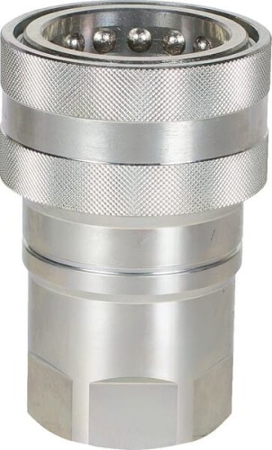 Szybkozłącze gniazdo 1/4" gwint wew. 9/16” UNF z zaworem grzybkowym NV NV1438SAEF - Intertraktor