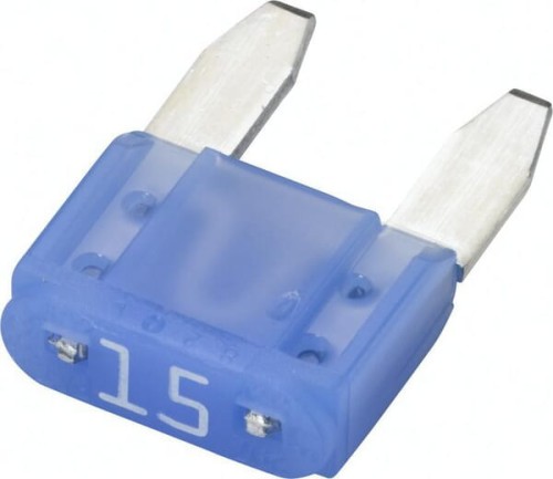 Bezpiecznik płaski Mini, 15A L=10.9 mm niebieski op. 50 szt. Hella 8JS728596151 - Intertraktor