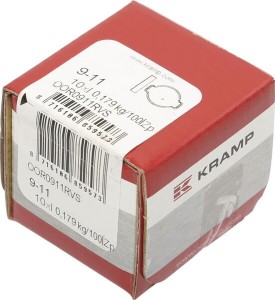 Opaska z dwoma uszami ze stali szlachetnej 9-11 mm OOR0911RVS