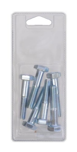 Śruba pół gwint M10x50 mm kl.10.9 ocynk 6 szt. KR9311050109P006 - Intertraktor