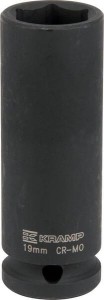 Klucz nasadowy udarowy przedłużany 6-kt. 1/2", 19 mm 1803544619KR