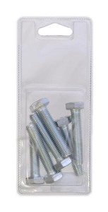 Śruba cały gwint M10x50 mm kl.8.8 ocynk 6 szt. KR9331050P006