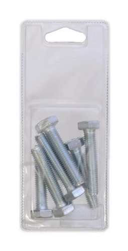Śruba cały gwint M10x50 mm kl.8.8 ocynk 6 szt. KR9331050P006 - Intertraktor