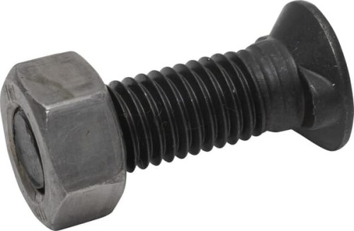 Zestaw śrub 2 szt. M12x40 mm podsadzenie owalne + nakrętki TB40231 - Intertraktor