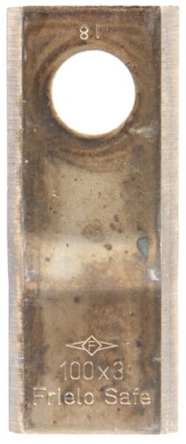 Nożyk kosiarki rotacyjnej lewy/prawy 98x40x3 mm otwór Ø 19 mm okrągły pasuje do AMA/Galfre/Marangon 25 szt. 98PKR - Intertraktor