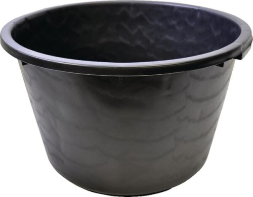Pojemnik budowlany 65L czarny Ø 600x340 mm Gripline VV610250 - Intertraktor