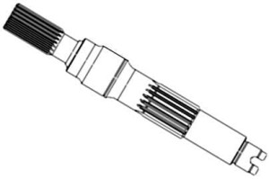 Wał pompy hydraulicznej AV100256