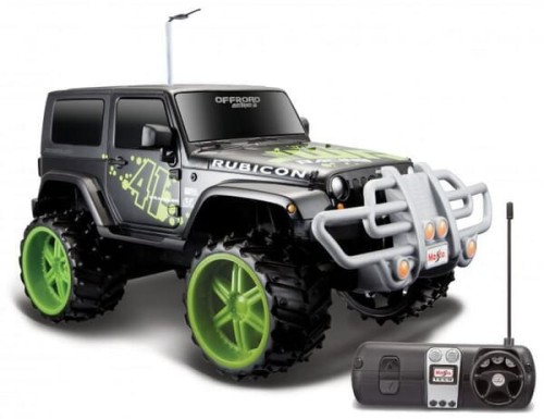 Samochód Jeep Wrangler Rubicon czarny 2.4 GHz MA82704B - Intertraktor