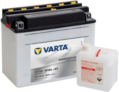 Akumulator 12V 20Ah 260A Powersports Freshpack VARTA 520016026I314PS - Intertraktor