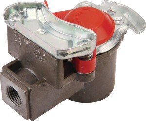 Złącze pneumatyczne ze zintegrowanym filtrem M16x1.5 czerwone 9522010040