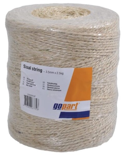 Sznurek sizalowy 3.5 mm x 500 mm 200005GP - Intertraktor