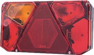 Lampa tylna zespolona prostokątna lewa halogen 12V lub 24V gopart LA45053